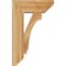 Ekena Millwork Imperial Slat Rough Sawn Bracket w/ Offset Brace, Western Red Cedar, 6"W x 14"D x 22"H BKT0604X14X22IMP06RWR - alternate 4
